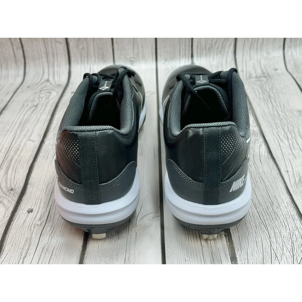 Nike Alpha Huarache Varsity 4 TF Black Dark Smoke Grey Size 14 DJ6516-010
